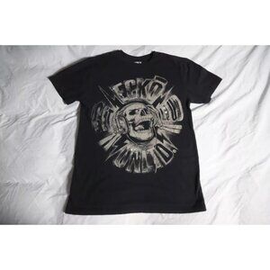 VTG Y2K Marc Ecko Unltd. T-Shirt Mens M Black Crew Neck “GET LOUD” SKULL Graphic